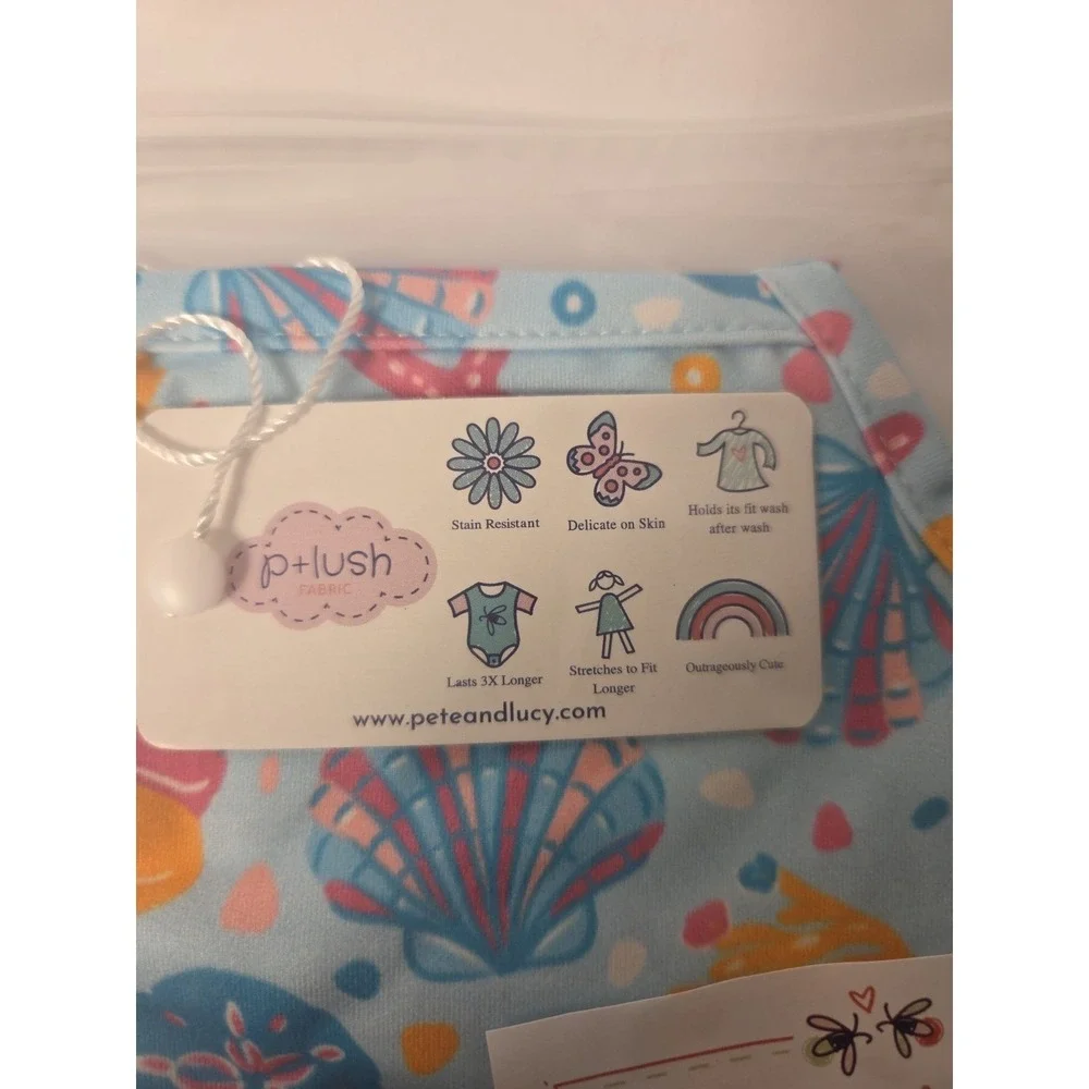 Pete & Lucy Neon Tide Infant Romper Size 12-18m
